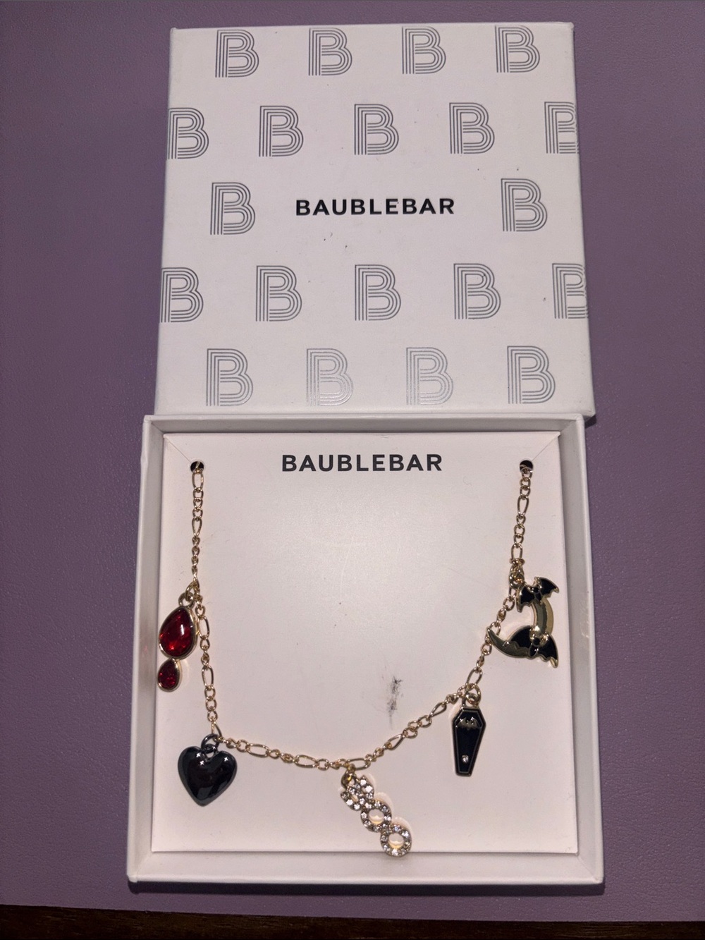 NWT Baublebar Vampire Necklace